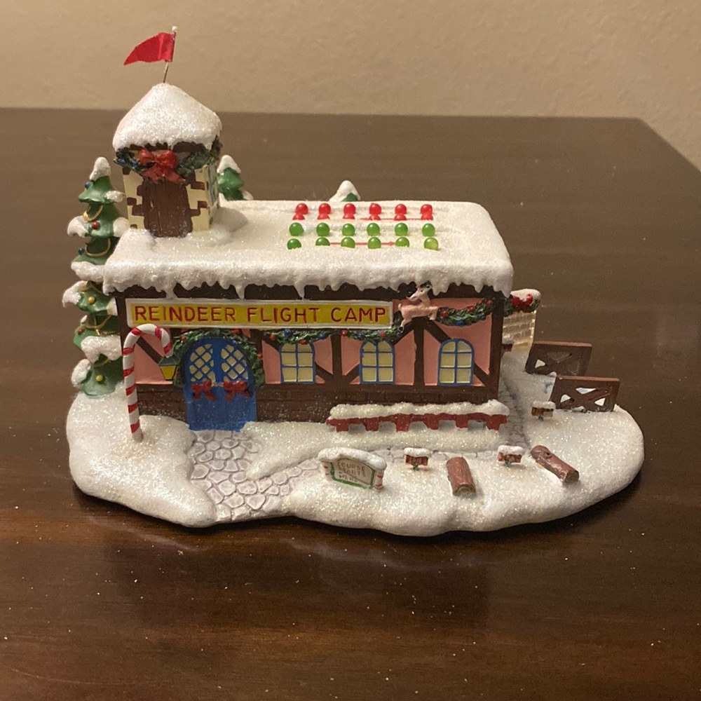 Coach Comet’s Flight Camp. Rudolph’s Christmas Town Village Collection